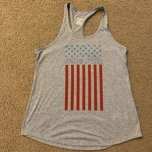 Brooks women’s “stars and stripes” tank top
